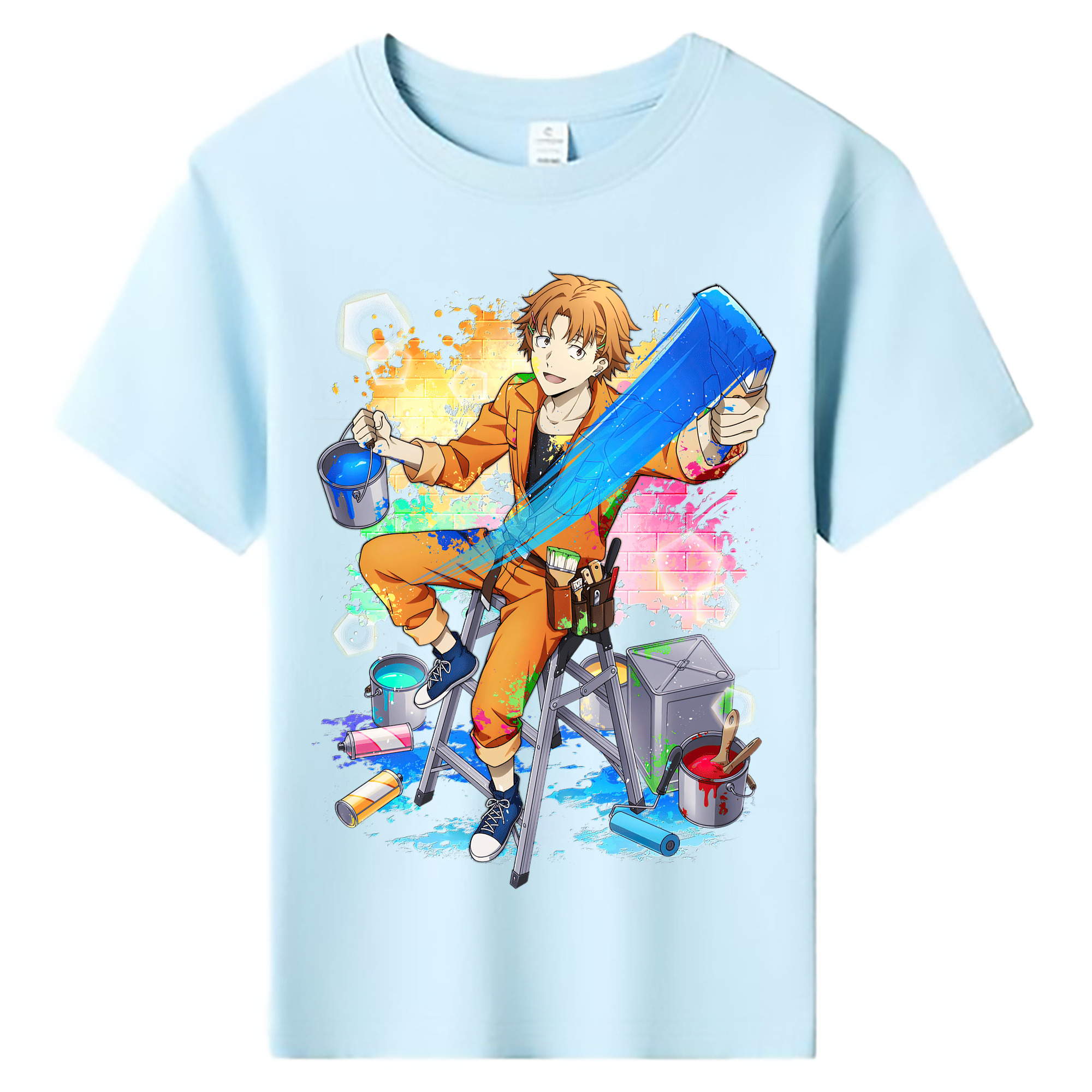（画像用） 文豪ストレイドッグス Bungo Stray Dogs 綿100％キッズTシャツ（フロントプリント）